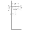 Kép 3/5 - Geberit iCon xs 40-es balos kézmosó 124836000