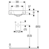 Kép 5/5 - Geberit iCon xs 40-es balos kézmosó 124836000