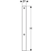 Kép 2/2 - Geberit AquaClean Átszerelő készlet - WC kerámiára szerelhető berendezésekhez, Monolith 114 cm 131.100.TA.1