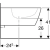 Kép 3/5 - Geberit iCon Square fali bidé, zárt forma, 54 cm, 231910000