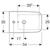 Kép 3/5 - Geberit iCon Square fali bidé, zárt forma 234050000