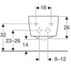 Kép 4/5 - Geberit iCon Square fali bidé, zárt forma 234050000