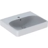 Kép 1/4 - Geberit Smyle Square kézmosó 50x41 cm, csaplyukkal és túlfolyóval 500.256.01.1