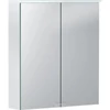 Kép 1/7 - Geberit Option Basic tükrös szekrény 60x67 cm, LED világítással, két ajtóval 500.273.00.1