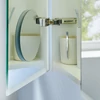 Kép 3/7 - Geberit Option Basic tükrös szekrény 60x67 cm, LED világítással, két ajtóval 500.273.00.1
