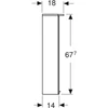 Kép 6/7 - Geberit Option Basic tükrös szekrény 60x67 cm, LED világítással, két ajtóval 500.273.00.1