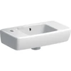 Kép 1/5 - Geberit Selnova Compact balos kézmosó 45x25 cm, rövidített kivitel, túlfolyóval 500.319.01.5