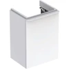 Kép 1/5 - Geberit Smyle Square alsó szekrény kézmosóhoz ajtóval 44,2x35,6 cm, magasfényű fehér 500.350.00.1