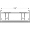 Kép 5/5 - Geberit Smyle Square alsó szekrény dupla mosdóhoz fiókkal 118,4x47 cm, magasfényű homokszürke 500.356.JL.1