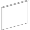 Kép 3/5 - Geberit Xeno² tükör közvetlen vagy közvetett világítással 90x71 cm, szálcsiszolt 500.522.00.1
