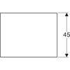 Kép 3/5 - Geberit Xeno² üvegpolc 58x45 cm 500.524.00.1