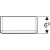 Kép 5/5 - Geberit Acanto rendeződoboz 33,5x15 cm, fakó tölgy 500.648.00.2