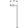 Kép 4/4 - Geberit Acanto lábkészlet 28,1x9,3 cm 500.658.00.2