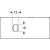 Kép 3/5 - Geberit VariForm alsó szekrény pultra ültethető mosdóhoz 120x51 cm, 3 fiókkal, pakolófelülettel, matt láva 501.184.00.1