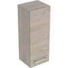 Kép 1/4 - Geberit Selnova Square 1 ajtós középmagas szekrény 33x85 cm, világos hikoridió 501.279.00.1