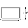 Kép 3/5 - Geberit Selnova Compact 1 ajtós alsó szekrény mosdóhoz 55x36,7cm, fényezett világosszürke 501.493.00.1
