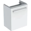Kép 1/5 - Geberit Selnova Compact 1 ajtós alsó szekrény mosdóhoz 55 cm, szerviztérrel, fényezett fehér 501.614.01.1