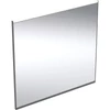 Kép 1/6 - Geberit Option Plus Square tükör 75x70 cm, közvetlen és közvetett világítással, matt fekete 502.782.14.1