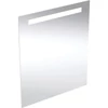 Kép 1/5 - Geberit Option Basic Square tükör felső világítással 60x70 cm, eloxált alumínium 502.805.00.1