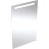 Kép 1/5 - Geberit Option Basic Square tükör felső világítással 60x90 cm, eloxált alumínium 502.812.00.1