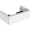 Kép 1/4 - Geberit One alsó szekrény mosdóhoz 1 fiókkal 74x47 cm, magasfényű fehér 505.072.00.1