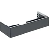 Kép 1/4 - Geberit One alsó szekrény mosdóhoz 1 fiókkal 118x47 cm, matt fekete 505.075.00.8