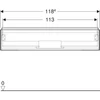 Kép 3/4 - Geberit One alsó szekrény mosdóhoz 1 fiókkal 118x47 cm, matt fekete 505.075.00.8