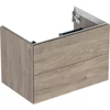 Kép 1/4 - Geberit One alsó szekrény mosdóhoz 2 fiókkal 74x47 cm, hikoridió 505.262.00.6