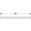 Kép 3/4 - Geberit One mosdópult bal oldali kivágással 90x47 cm, pultra ültethető tálformájú mosdóhoz, magasfényű homokszürke 505.293.00.4