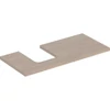 Kép 1/4 - Geberit One mosdópult bal oldali kivágással 105x47 cm, pultra ültethető tálformájú mosdóhoz, tölgy 505.294.00.5