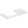 Kép 1/4 - Geberit One mosdópult bal oldali kivágással 90x47 cm, pultra ültethető mosdóhoz, magasfényű fehér 505.303.00.1