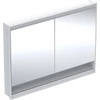 Kép 1/6 - Geberit One tükrös szekrény polccal és ComfortLight világítással 120 cm, fehér 505.825.00.2