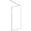 Kép 2/4 - Geberit GEO Walk-In fix oldalfal 90x200 cm átlátszó üveg, Reflex bevonat, ezüst profillal 560.129.00.2