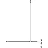 Kép 3/4 - Geberit GEO Walk-In fix oldalfal 90x200 cm átlátszó üveg, Reflex bevonat, ezüst profillal 560.129.00.2
