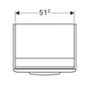 Kép 2/4 - Geberit Selnova alsó szekrény mosdóhoz, egy ajtóval 500.180.01.1