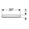 Kép 3/4 - Geberit iCon WC-üloke, keskeny dizájn 500.835.01.1