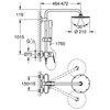 Kép 2/3 - Grohe Euphoria XXL Eurodisc Cosmopolitan System 210 zuhanyrendszer 23058 003 (23058003)