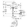 Kép 2/6 - Grohe BauLoop Egykaros mosdócsaptelep 23335 000 (23335000)