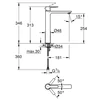 Kép 2/3 - Grohe Lineare egykaros mosdócsaptelep XL-méret, supersteel 23405 DC1 (23405DC1)