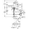 Kép 2/2 - Grohe Eurostyle egykaros mosdócsaptelep S méret 23708 003 (23708003)