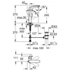 Kép 2/3 - Grohe Eurostyle (2015) egykaros magasított mosdó csaptelep leeresztővel, fehér L méret 23718LS3