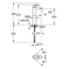 Kép 2/2 - Grohe BauLoop egykaros mosdó csaptelep XL-méret 23764000