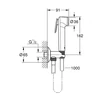 Kép 2/2 - Grohe Tempesta-F Trigger intim zuhany önzáró sarokszeleppel 26358 000 (26358000)