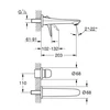 Kép 2/2 - Grohe Eurostyle falsík alatti egykaros mosdócsaptelep 29097 003 (29097003)