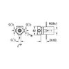 Kép 2/3 - Grohe 3-utas irányváltószelep falba építhető test 29706 000 (29706000)