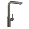 Kép 1/2 - Grohe Essence egykaros mosogató csaptelep kihúzható zuhanyfejjel, Brushed hard graphite 30270AL0