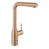 Kép 1/2 - Grohe Essence egykaros mosogató csaptelep kihúzható zuhanyfejjel, brushed warm sunset 30270DL0