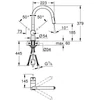 Kép 2/2 - Grohe Minta egykaros mosogató csaptelep kihúzható zuhanyfejjel, warm sunset 32321DA2