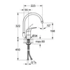 Kép 2/2 - Grohe Euroeco egykaros mosogató csaptelep 32752 000 (32752000)