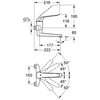 Kép 2/2 - Grohe Euroeco Special egykaros fali mosdócsaptelep 32772 000 (32772000)